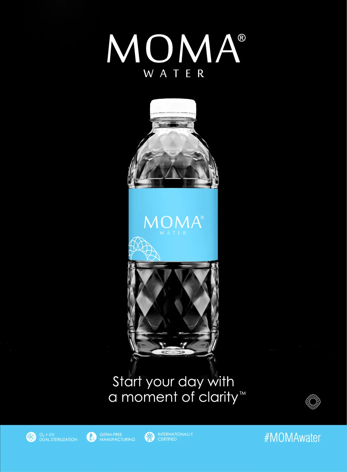 MOMA ad — Start your day with a moment of clarity.